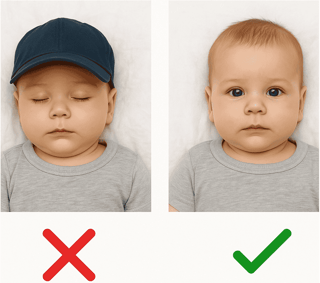 Фотография младенца: неправильно и правильно