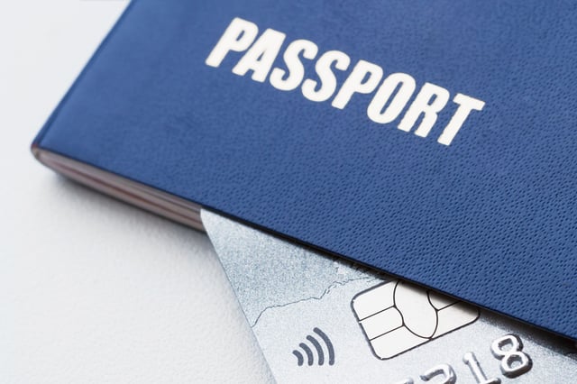 Passport With A Credit Card