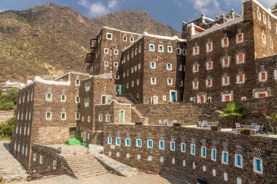 Ancient Rijal Alma Village Saudi Arabia