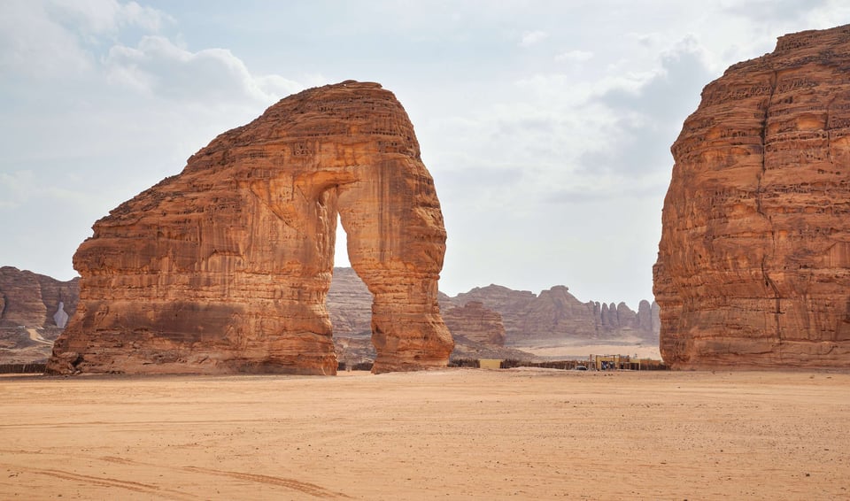 Elephant Rock In Al Ula Desert