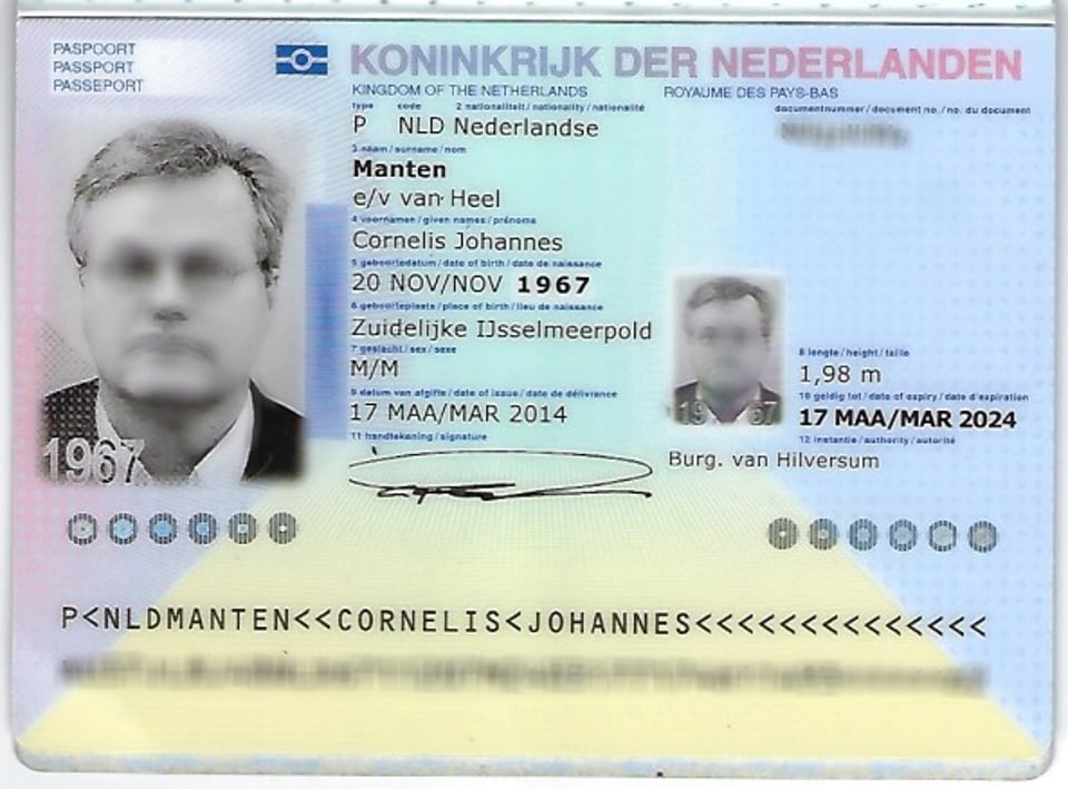 Passport sample Image
